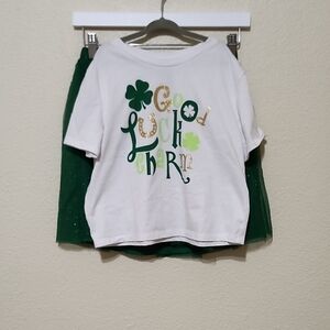 Girls St. Patricks Day Matching Set